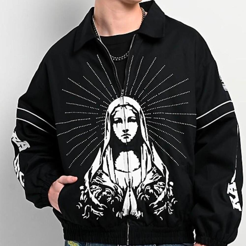 Sadboyz racing virgin mary jacket LARGE